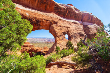 Canvas Print - Picturesque sandstone cliffs