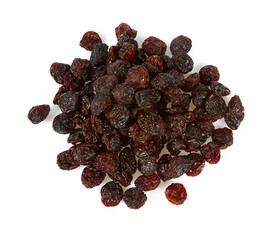 Wall Mural - Raisins isolated on white background. Healthy food, isolated objects.