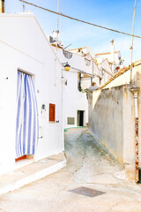 Wall Mural - Typical white village of southern Italy. Pisticci, Basilicata