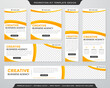 © Fuadi Alhusini - multipurpose promotion kit template design with modern style and concept use for business display ads and publication