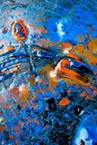 Fototapeta Młodzieżowe - Acrilic color painting abstract background