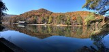 Fototapeta Góry - reflection of mountain in the lake