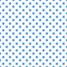 Blue Polka Dots Seamless Repeat Pattern