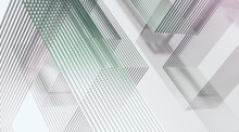 Stylish Abstract Background With Green And Grey Glass Lines