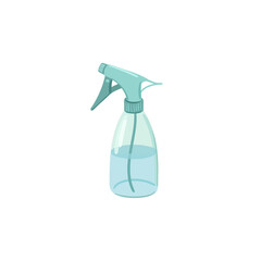 Spray bottle gardening tool hand drawn vector illustration