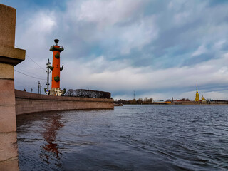 Canvas Print - lighthouse in the port