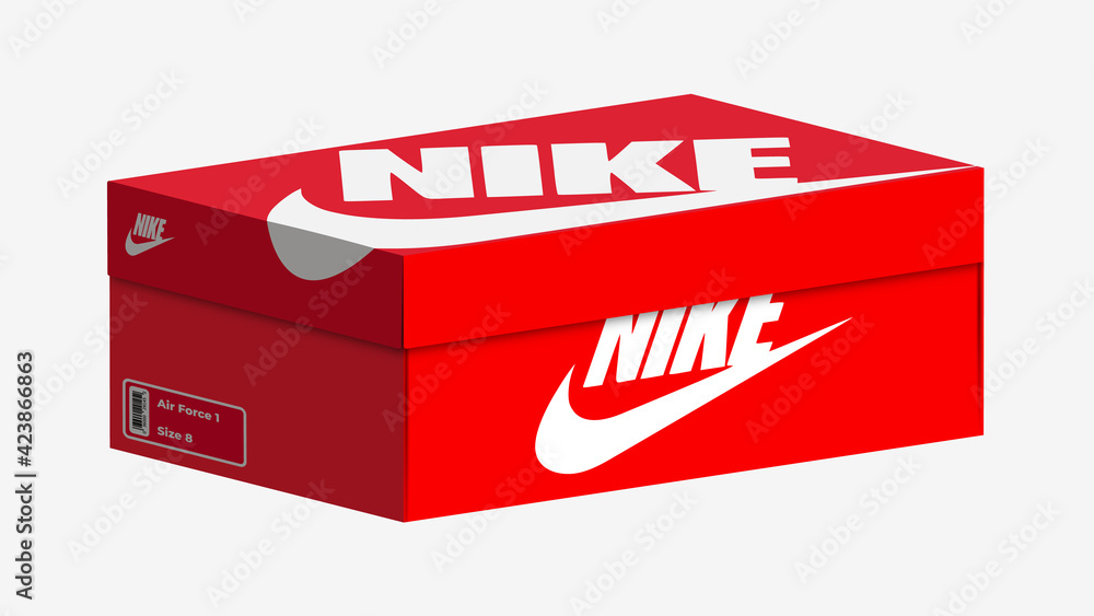 nike shoe box drawing
