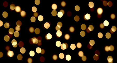 Wall Mural - golden abstract bokeh background
