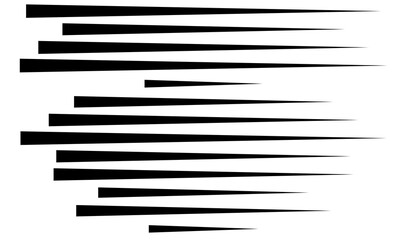 Poster - Random straight parallel lines, stripes geometric abstract vector element