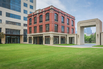 Wall Mural - exterior of a modern office building