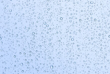Rain Drops On Window Glasses Texture Background