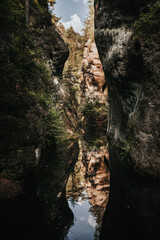 Canvas Print - Adrspach rock town