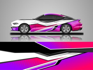 Wall Mural - Premium racing and rally car wrap design