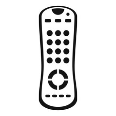 Wall Mural - Tv remote control icon, simple style