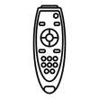 © anatolir - Television remote control icon, outline style