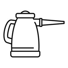 Canvas Print - Steam cleaner tool icon, outline style