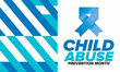 © scoutori - Child Abuse Prevention Month. Celebrate annual in April in United States. Stop child violence. Children protection and safety month. Unity for children. Poster, banner, background. Vector illustration