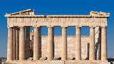 The Parthenon Temple in Acropolis of Athens, Greece.	