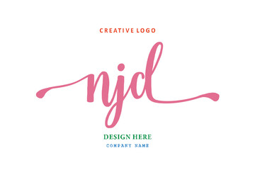 NJD lettering logo is simple, easy to understand and authoritative