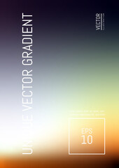 Wall Mural - Vector blurred mesh gradient background trend colors sunset sunrise