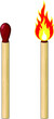 © Anton - Match. Fire. Burning match. Cummy matches.