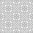 © t2k4 - Geometric vector pattern with triangular elements. Seamless abstract ornament for wallpapers and backgrounds. Black and white colors.