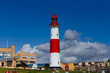 Punta Angeles Lighthouse and a blue sky