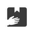 © yana - Hand and delivery package, icon.