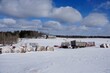 Upstate New York farm in the winter