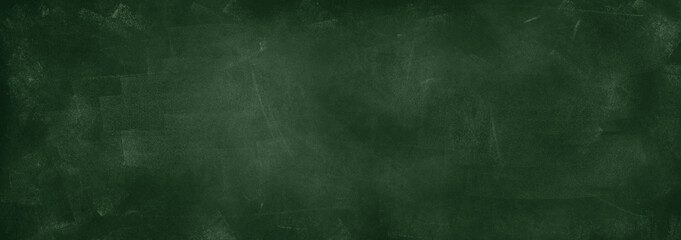 Green blackboard or chalkboard