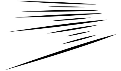 Leinwandbilder - Dynamic 3D lines in perspective. Vanishing, diminishing lines, stripes. Spatial streaks, strips abstract geometric vector illustrration