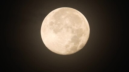 Wall Mural - motion of bright full moon