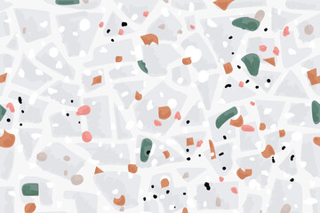 Wall Mural - Terrazzo pattern abstract background in pastel