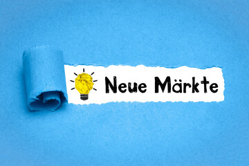 Poster - Neue Märkte 