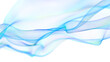 Color light blue abstract waves on white background. Futuristic background. 3d rendering. Design. Web