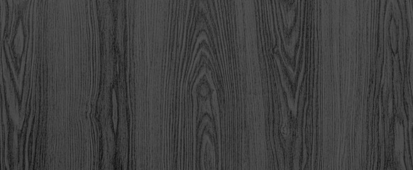 Panorama of Black vintage wooden table top pattern texture and seamless background