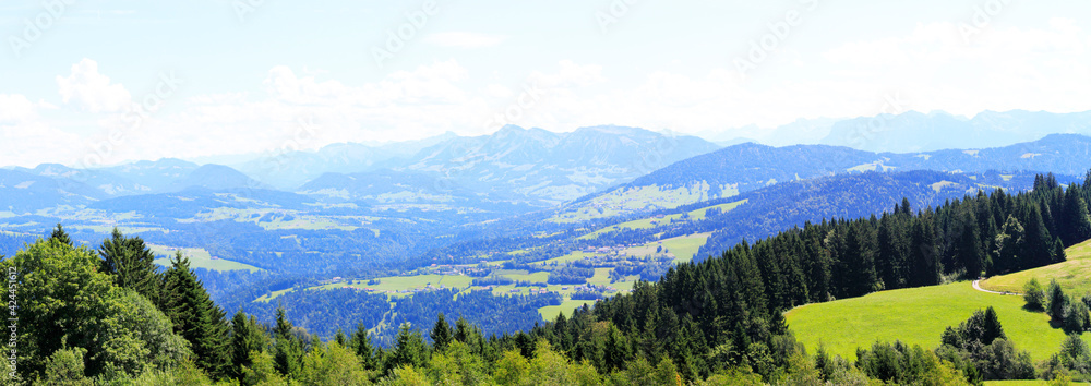 Panorama Alp Szwajcarskich  - obrazy, fototapety, plakaty 