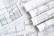 Photo of several drawings for the project engineer jobs