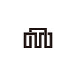 © ismanto - letter mn overlapping line infinity design logo vector