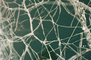 close up view of a net