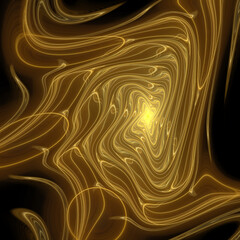 Wall Mural - abstract fractal spiral background, computer-generated illustration.