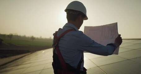 Wall Mural - maintenance assistance technical worker in uniform is smiling satisfied of his work after checking o
