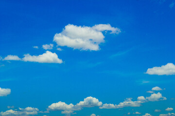 Blue sky background with clouds
