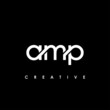 AMP Letter Initial Logo Design Template Vector Illustration