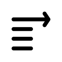 Ascending arrow icon. Suitable for applications user interfaces, website development,  and various purposes.