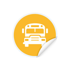 Canvas Print - Bus - Sticker