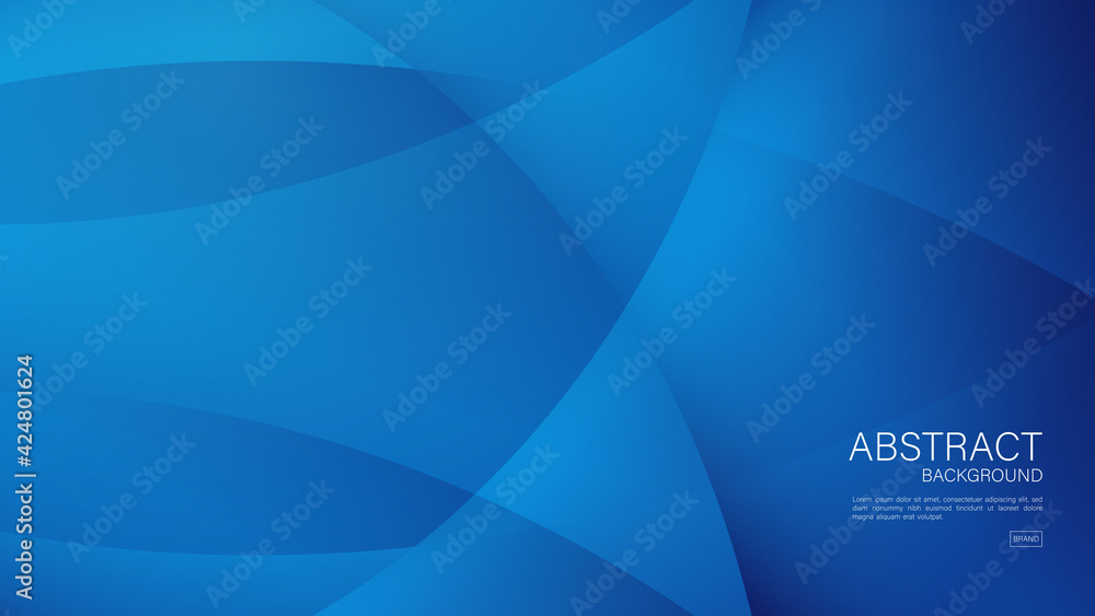 Blue abstract background, wave pattern background, graphic design ...