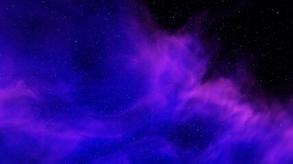 abstract colorful background, nebula gas cloud in deep outer space, science fiction illustrarion 3d 
