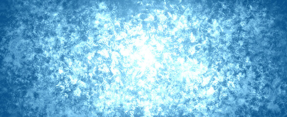 Wall Mural - blue light simple textured speckled abstract goof background with blue edges and light center