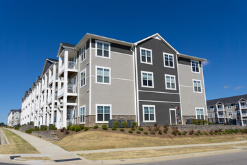 Wall Mural - Suburban residential apartment complex building